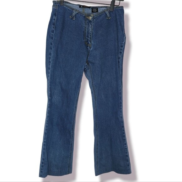 Women's Quick Jeans Y2K Flare Low Rise Jeans, Size 7 - Picture 6 of 7
